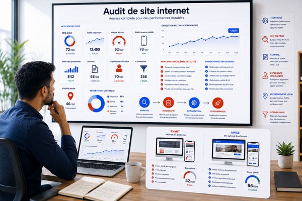 Audit de site internet : identifiez ce qui freine votre visibilité et vos conversions