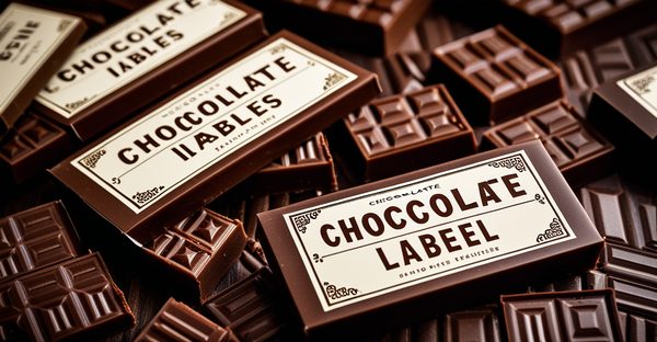 Étiquettes chocolat : design sur mesure pour sublimer vos créations