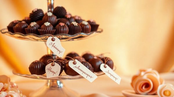 Étiquettes personnalisées en chocolat : embellissez vos desserts